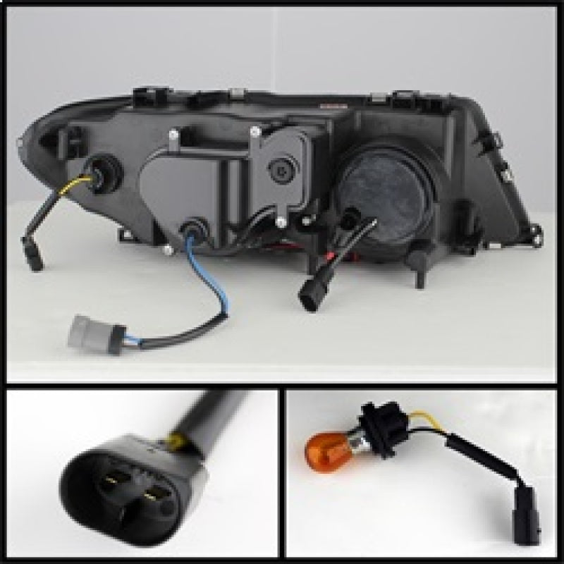 Spyder BMW E46 3-Series 04-06 2 DR Projector Halogen Model- LED Halo Blk PRO-YD-BMWE4604-2DR-HL-BK 5077141 5077141 Photo - Unmounted