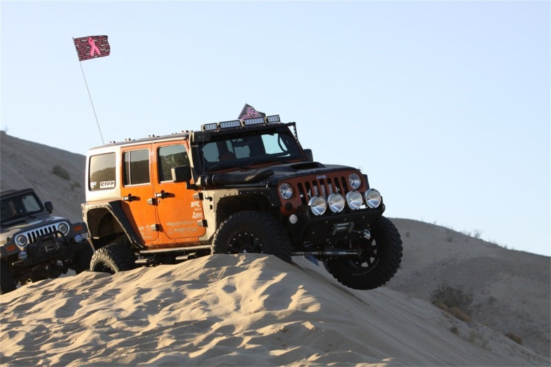 Volant 07-11 Jeep Wrangler JK 3.8L V6 Pro5 Air Intake System w/ Snorkel 37738 Photo - Mounted
