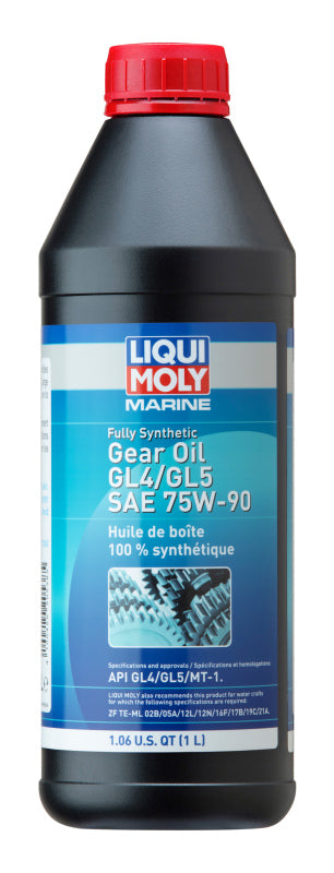 LIQUI MOLY 1L Marine Fully Synthetic Gear Oil (GL4/GL5) SAE 75W90 20538 20538 Photo - Primary