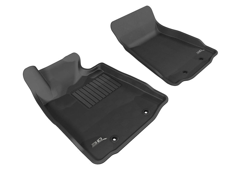 3D MAXpider 2009-2019 Nissan 370Z Kagu 1st Row Floormat - Black L1NS03811509 L1NS03811509 Photo - Primary