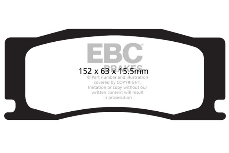 EBC Disc Brake Pad Set DP42111R Photo - Primary