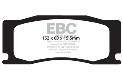EBC Disc Brake Pad Set DP42111R Photo - Primary