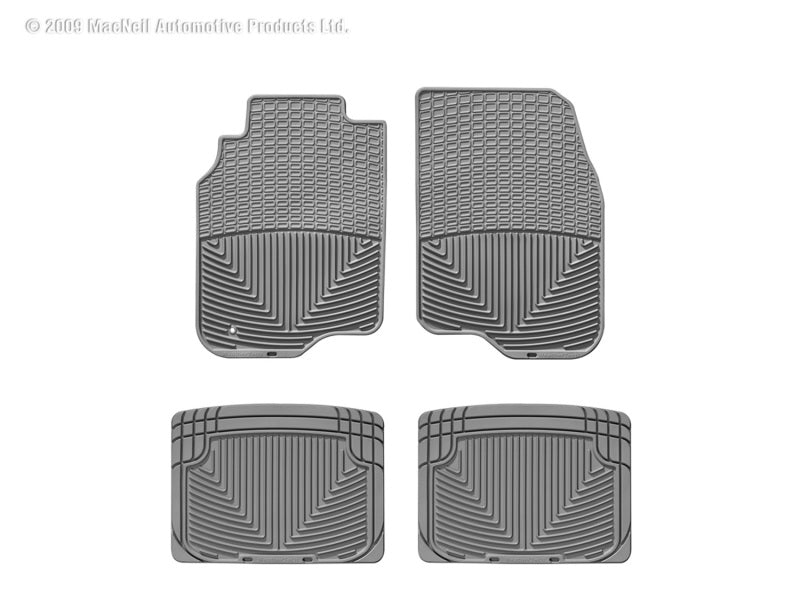 WeatherTech WT Rubber Mats - Rear - Grey Floor Mats Floor Mats - Rubber main image