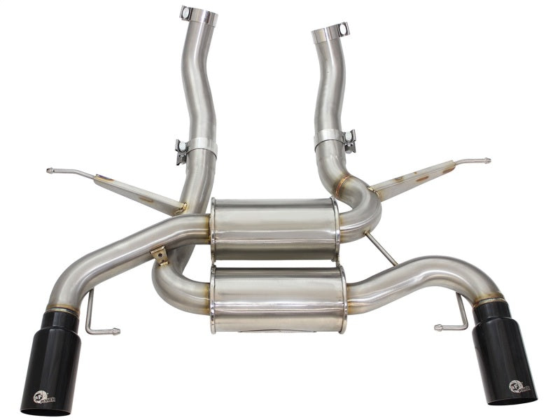 aFe MACH Force-Xp 2-1/2in 304 Stainless Steel Axle-Back Exhaust System w/B 49-36327-B Photo - Unmounted