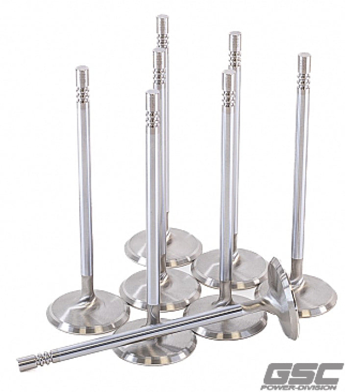 GSC Power Division GSC P-D Ford Voodoo/Predator 38.26mm Head STD 121.13mm Long Chrome Polished Intake Valve - Set of 8 2172-8 2172-8 User 1