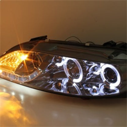Spyder Mazda 6 03-05 With Fog Lights Projector Headlights LED Halo DRL Smke PRO-YD-M603-FOG-DRL-SM 5042545 5042545 Photo - Unmounted