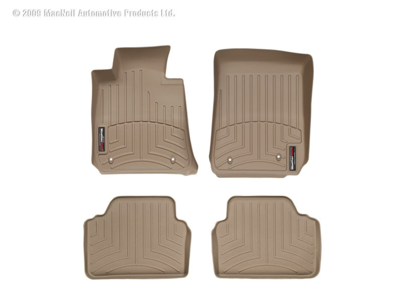 WeatherTech WT FloorLiner - Rear - Tan Floor Mats Floor Mats - Rubber main image