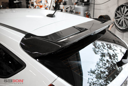Seibon 12-13 Ford Focus OEM Style Carbon Fiber Rear Spoiler RS1213FDFO-OE RS1213FDFO-OE Photo - Primary
