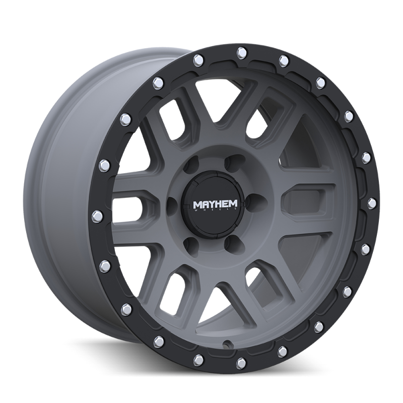 Mayhem 8304 Delta 20x9 / 6x139.7 BP / -12mm Offset / 106mm Hub Matte Gunmetal- Matte Black Lip Wheel 8304-2983MGT12 8304-2983MGT12 Photo - Primary