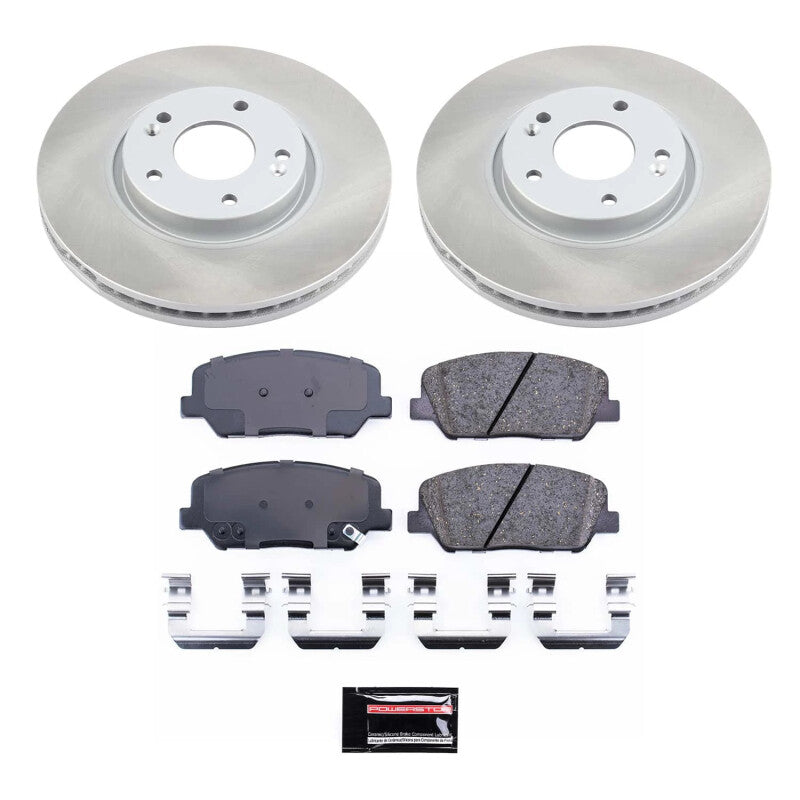 PowerStop Power Stop 13-15 Hyundai Veloster Front Semi-Coated Rotor Kit SC6306 SC6306 Photo - Primary