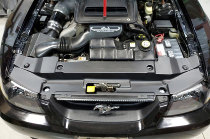 JLT 99-04 Ford Mustang Black Textured Radiator Support Cover JLTRSC-FM9904-2 JLTRSC-FM9904-2 Photo - Primary