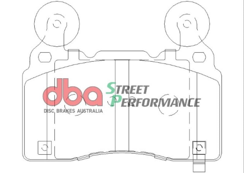 DBA 16-21 Tesla S SP Performance Front Brake Pads DB2358SP DB2358SP Photo - out of package