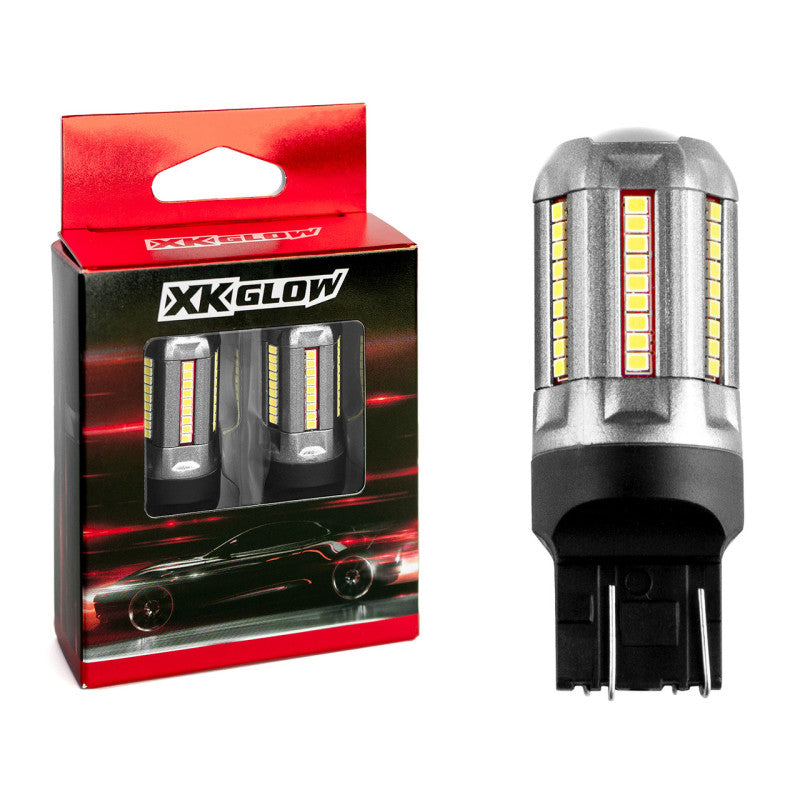 XKGLOW XK Glow 2pc Red 7443 Auto Bulb XK7443-R