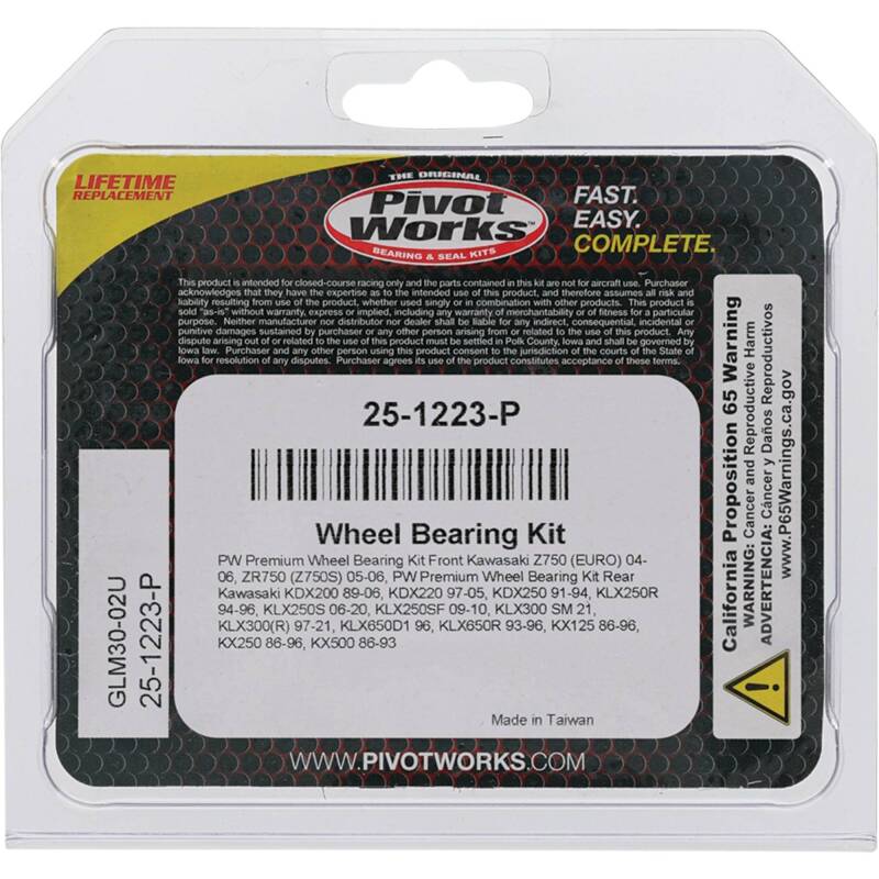 Pivot Works Pw Premium Wheel Bearing 25-1223-P 25-1223-P Photo - Primary