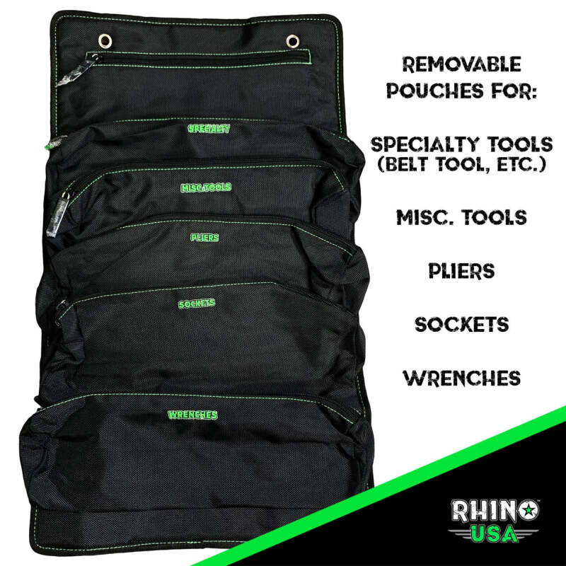 Rhino USA Heavy Duty Off-Road Tool Bag/Roll Black RNO-TOOL-ROLL RNO-TOOL-ROLL User 1