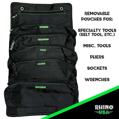 Rhino USA Heavy Duty Off-Road Tool Bag/Roll Black RNO-TOOL-ROLL RNO-TOOL-ROLL User 1