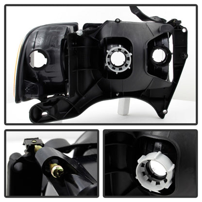 SPYDER Xtune Dodge Ram Sport Model Only 1999-2002 OEM Headlights Chrome HD-JH-DR99-SP-C 9032165 9032165 Photo - Unmounted