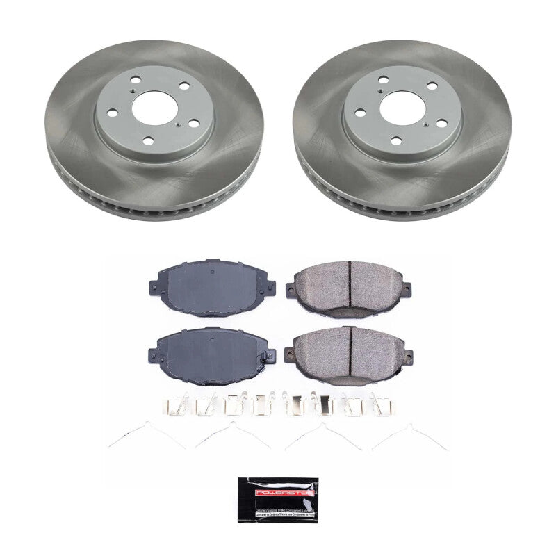 PowerStop Power Stop 92-00 Lexus SC400 Front Semi-Coated Rotor Kit SC1073 SC1073 Photo - Primary