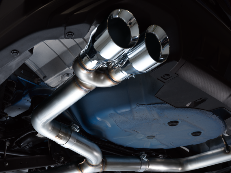 AWE Tuning 2022+ VB Subaru WRX Track Edition Exhaust - Chrome Silver Tips 3020-42979 3020-42979 Photo - Mounted