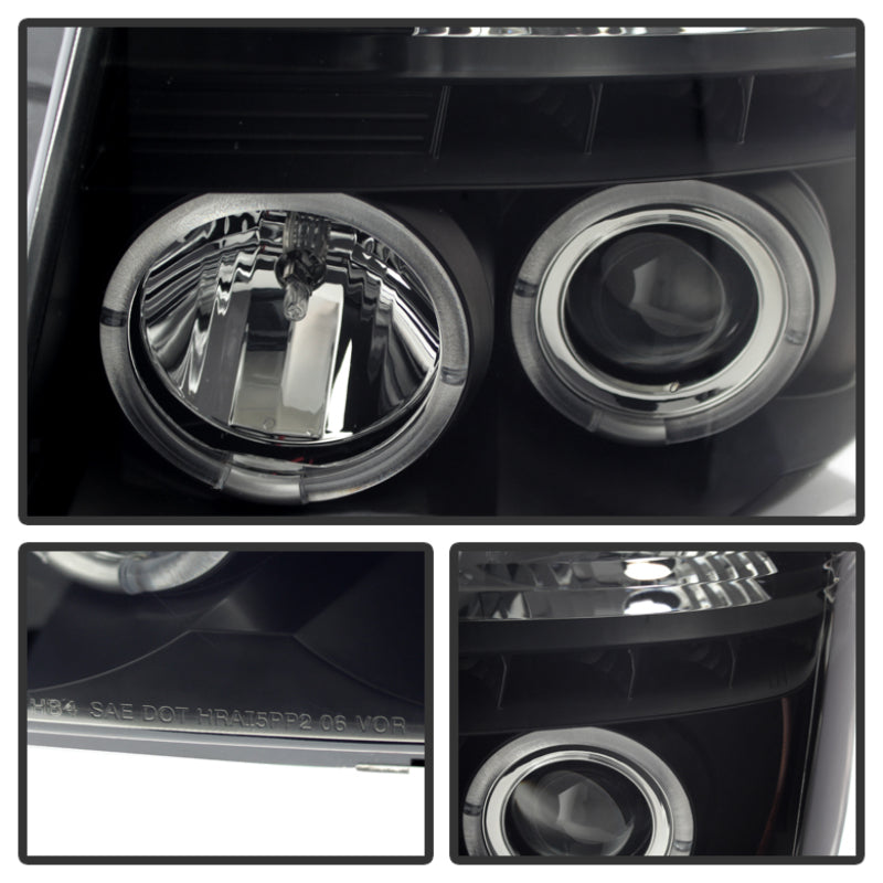 Spyder Nissan Titan 04-14 Projector Headlights LED Halo LED Blk Smke PRO-YD-NTI04-HL-BSM 5078605 5078605 User 1