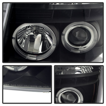Spyder Nissan Titan 04-14 Projector Headlights LED Halo LED Blk Smke PRO-YD-NTI04-HL-BSM 5078605 5078605 User 1