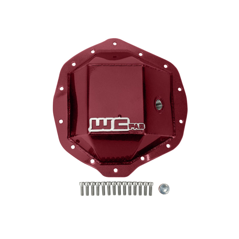 Wehrli 01-19 Chevrolet Duramax/03-19 Dodge Cummins 11.5in AAM Rear Diff. Cover - WCFab Red WCF100113-RED WCF100113-RED Photo - Primary