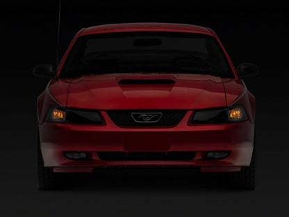 Raxiom 99-04 Ford Mustang Axial Series OEM Style Replacement Headlights- Blk Housing (Smoked Lens) 413420 413420 Photo - Close Up