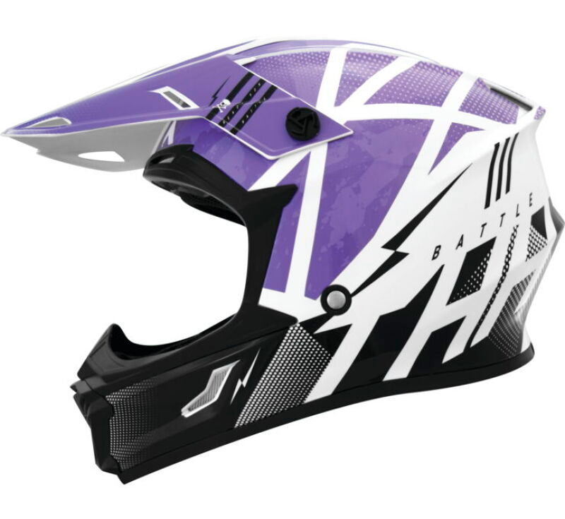 THH Helmets T710X Battle Pur/Blk Xs 646406 646406 Photo - Primary