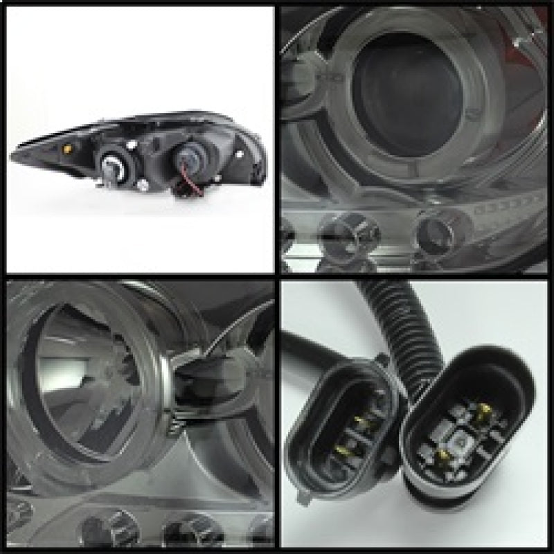 Spyder Scion TC 08-10 Projector Headlights LED Halo -Replaceable LEDs Smke PRO-YD-TTC08-HL-SM 5073327 5073327 Photo - Primary