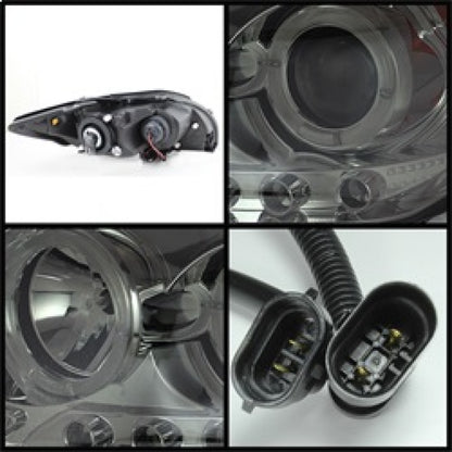 Spyder Scion TC 08-10 Projector Headlights LED Halo -Replaceable LEDs Smke PRO-YD-TTC08-HL-SM 5073327 5073327 Photo - Primary