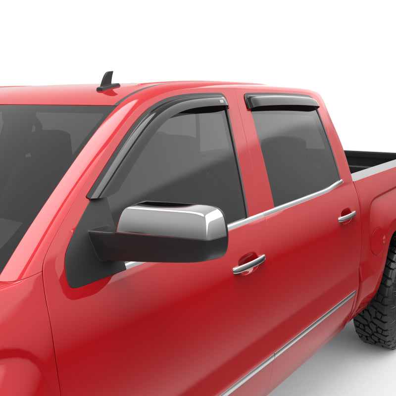 EGR 14+ Chev Silverado Ext Cab Tape-On Window Visors - Set of 4 641671 641671 Photo - Primary
