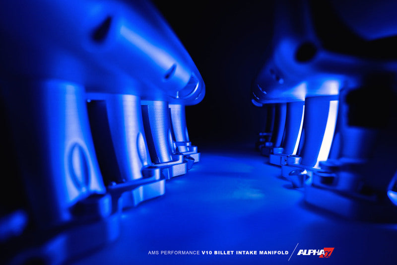 AMS Performance V10 Audi R8 / Lamborghini Huracan / Performante Billet Intake Manifold - CLR Anodize ALP.37.08.0001-1 ALP.37.08.0001-1 Photo - Primary