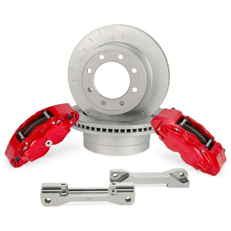 Alcon 2017+ Ford F250/F350 363x38mm Rotors 4 Piston Rear Brake Kit BKR5459P28 BKR5459P28 Photo - Primary