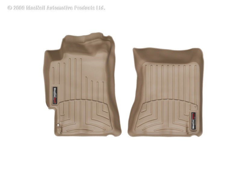 WeatherTech WT FloorLiner - Front - Tan Floor Mats Floor Mats - Rubber main image