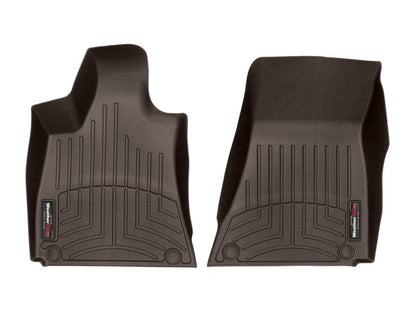 WeatherTech 2016+ Maserati Quattroporte Front FloorLiner - Cocoa (1 Grommet Style) 478831 478831 Photo - Unmounted