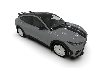 Rally Armor 2021-25 Ford Mach-E Rally Edition Black UR Mud Flap Metallic Black Logo MF96-URXT-BLK-MBK MF96-URXT-BLK-MBK User 1