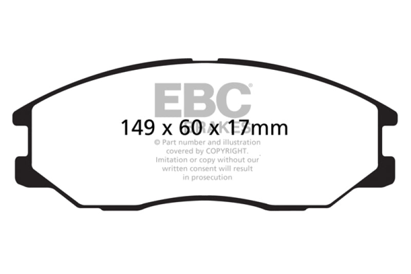 EBC Disc Brake Pad Set DP61558 Photo - Primary