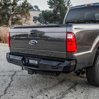 Westin 11-16 Ford F-250/350/450/550 Super Duty Pro-Series Rear Bumper - Textured Black 58-421205 58-421205 Photo - Mounted