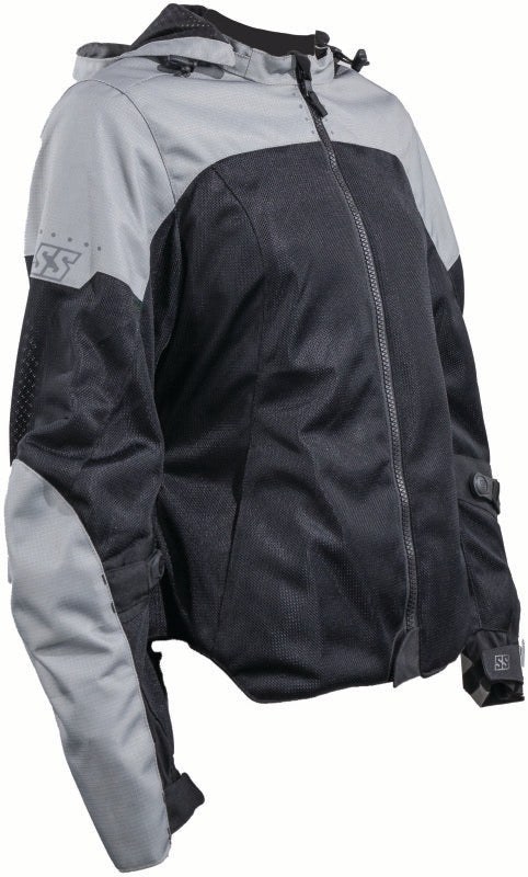 Speed and Strength Starstruck Mesh Jacket Grey/Black Womens - XS 609918 609918 User 1
