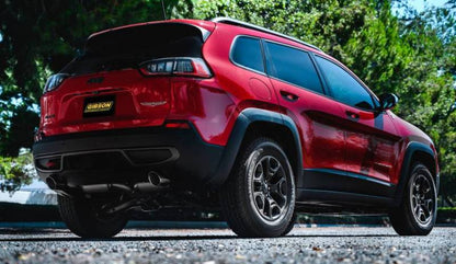 Gibson 14-20 Jeep Cherokee 3.2L 2.5in/2.25in Cat-Back Dual Split Exhaust - Stainless 617208 617208 Photo - Primary