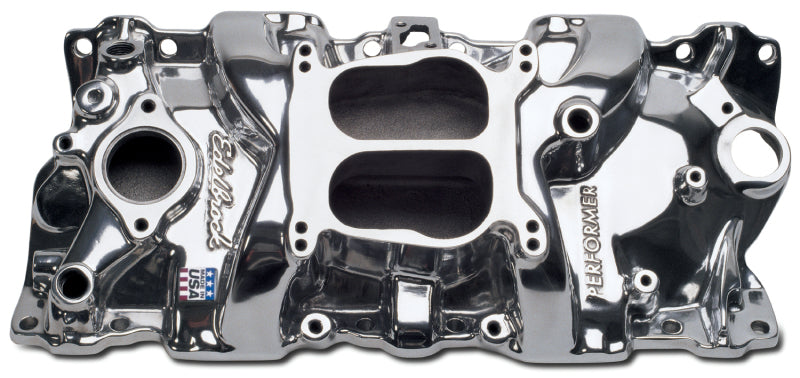 Edelbrock Performer Manifold Polished 21011 Photo - Primary
