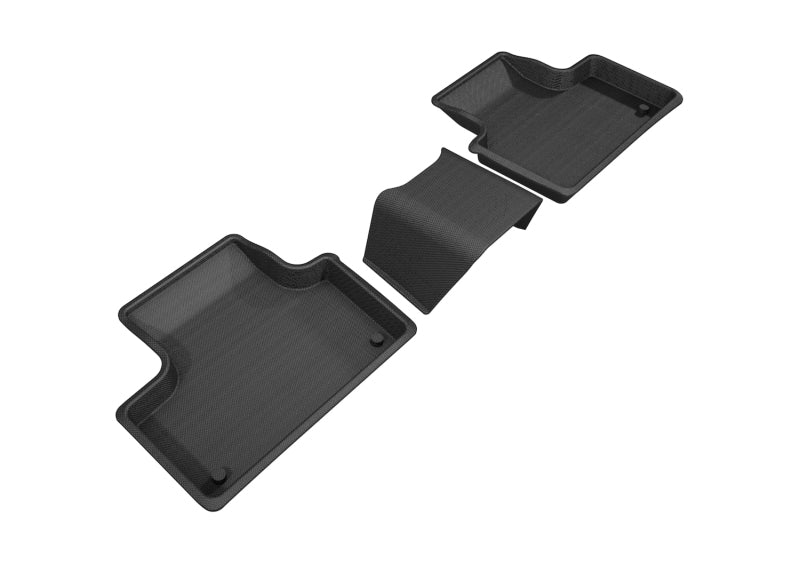 3D MAXpider 2018-2020 Volvo XC60 Kagu 2nd Row Floormats - Black L1VV02521509 L1VV02521509 Photo - Primary
