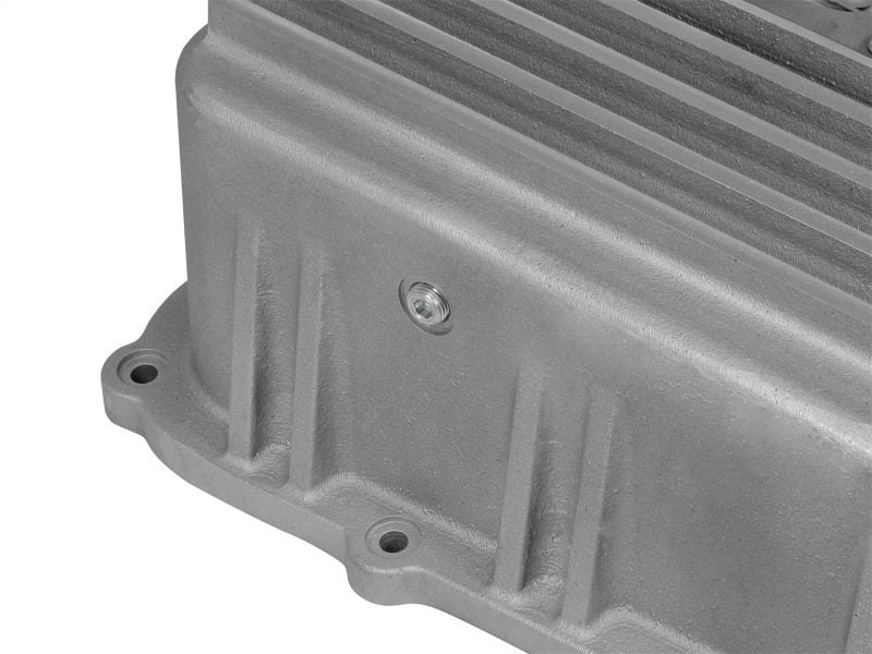 aFe Transmission Pan, Machined Fins - Ford Trucks 11-16 V8-6.7L (td) (6R14 46-70180 Photo - Unmounted