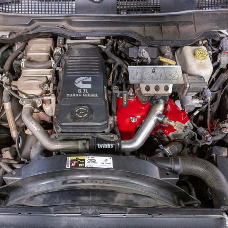 Banks Power 13-18 Dodge RAM 6.7L Monster-Ram Intake System W/Fuel Line-Chassis Cab Red 42804-R 42804-R User 3