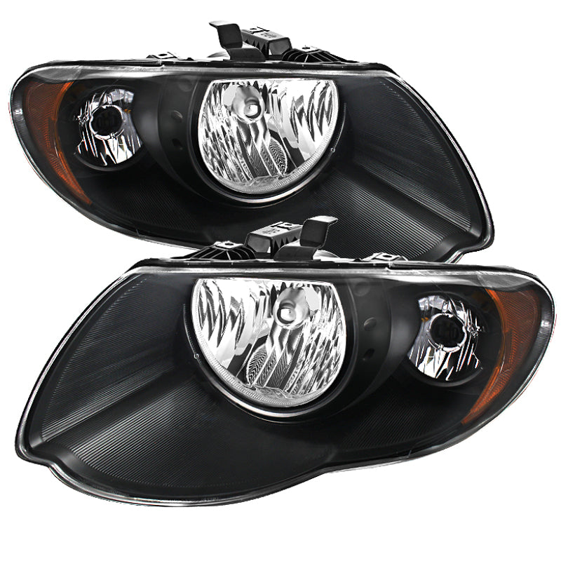 SPYDER Xtune Chrysler Town & Country 05-07 Crystal Headlights Black HD-JH-CHRTC05-AM-BK 9025273 9025273 Photo - Primary