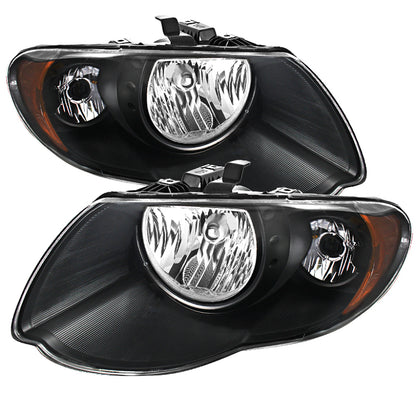 SPYDER Xtune Chrysler Town & Country 05-07 Crystal Headlights Black HD-JH-CHRTC05-AM-BK 9025273 9025273 Photo - Primary