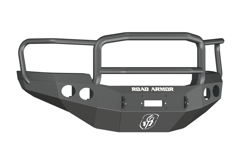 Road Armor 11-14 GMC 2500 Stealth Front Winch Bumper w/Lonestar Guard - Tex Blk 38405B 38405B Photo - Primary