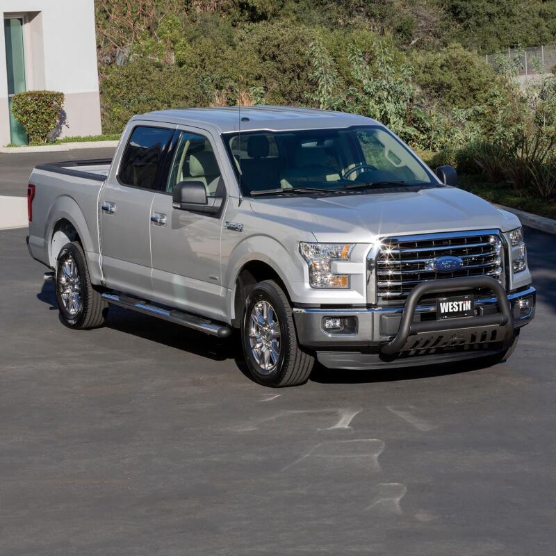 Westin 2015-2018 Ford F-150 Reg/SuperCab/SuperCrew Premier Oval Nerf Step Bar Mount Kit - Black 22-2055 22-2055 Photo - Mounted