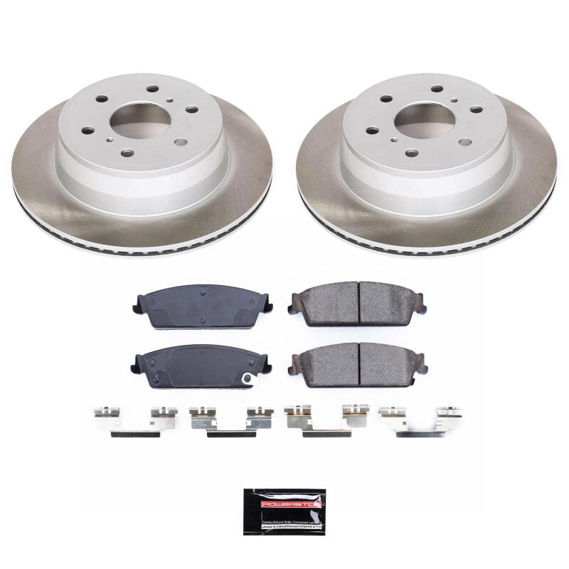 PowerStop Power Stop 07-14 GMC Yukon XL 1500 Rear Semi-Coated Rotor Kit SC2083 SC2083 Photo - Primary