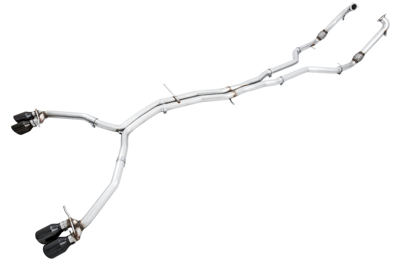 AWE Tuning Audi B9 S4 Track Edition Exhaust - Non-Resonated (Black 102mm Tips) 3010-43048 3010-43048 Photo - Primary